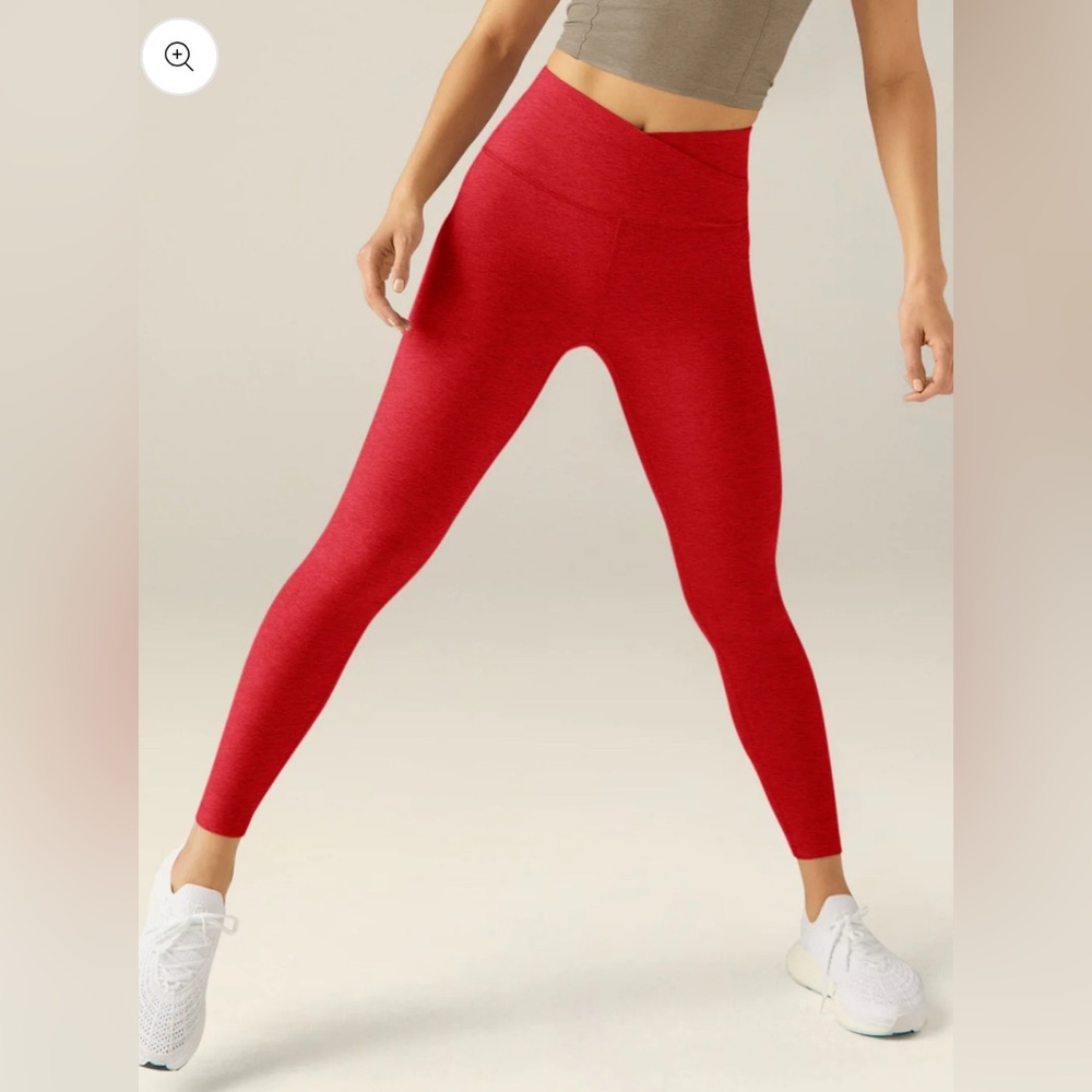Beyond Yoga Spacedye At Your Leisure High Waist Leggings Red M